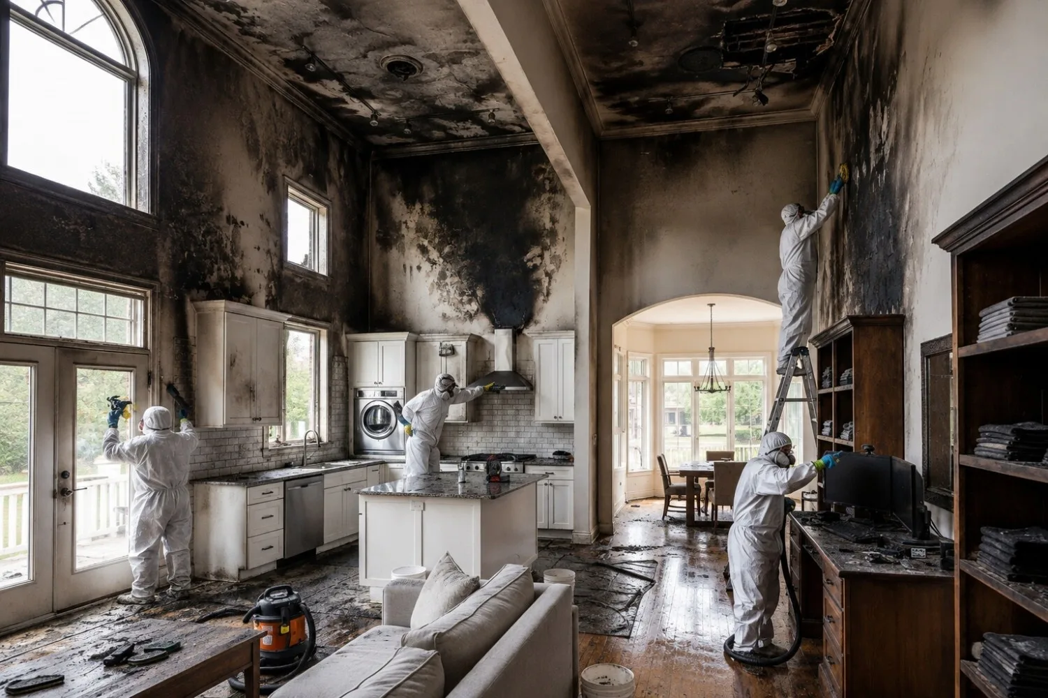 Fire Damage Restoration in Vista, CA